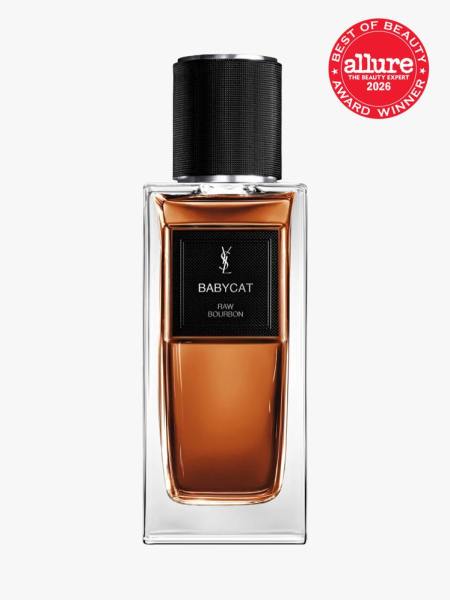 YSL Beauty Babycat Reno in branded component on a light gray background with the 2026 best of beauty seal in the top right corner